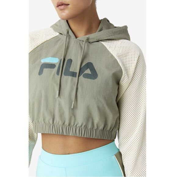 Fila 'Isha' Cropped Hoodie - Picture 1 of 5